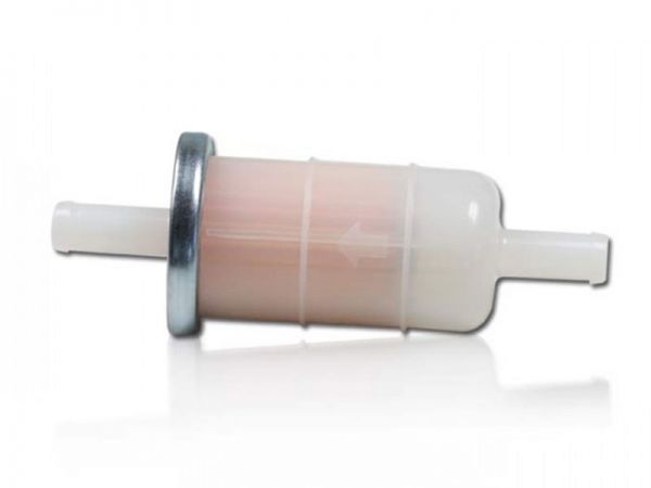 Filtro de combustible de 8 mm de diámetro redondo blanco
