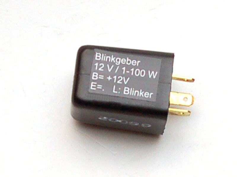 Blinkrelais für LED Blinker 3 polig 12V 1-100W