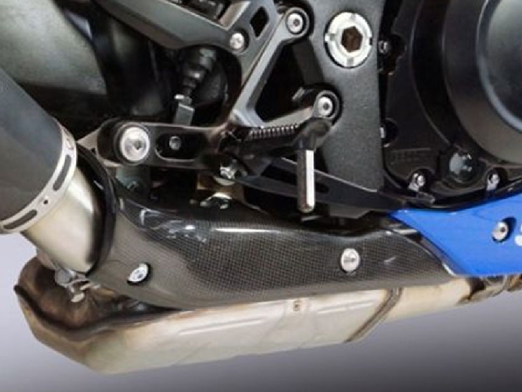 Für S&UZUKI Motorräder Auspuffrohr Schalldämpfer Wärmeschutzabdeckung  Auspuff Abdeckung (Color : 3)