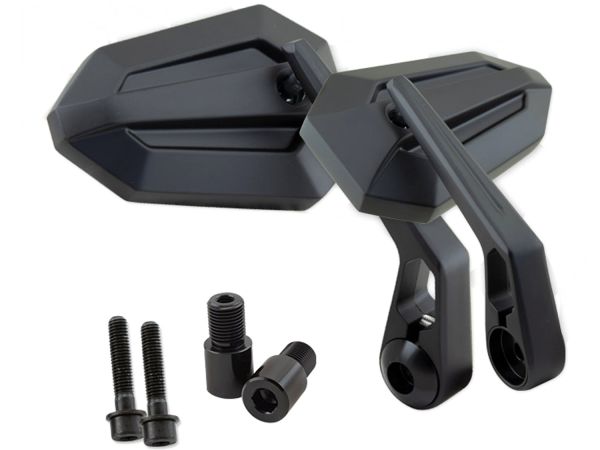 Bar end mirror Stream incl. handlebar weights for Yamaha with M16x1.5