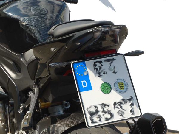 Support de plaque d'immatriculation IQ5 pour BMW S1000RR (2009