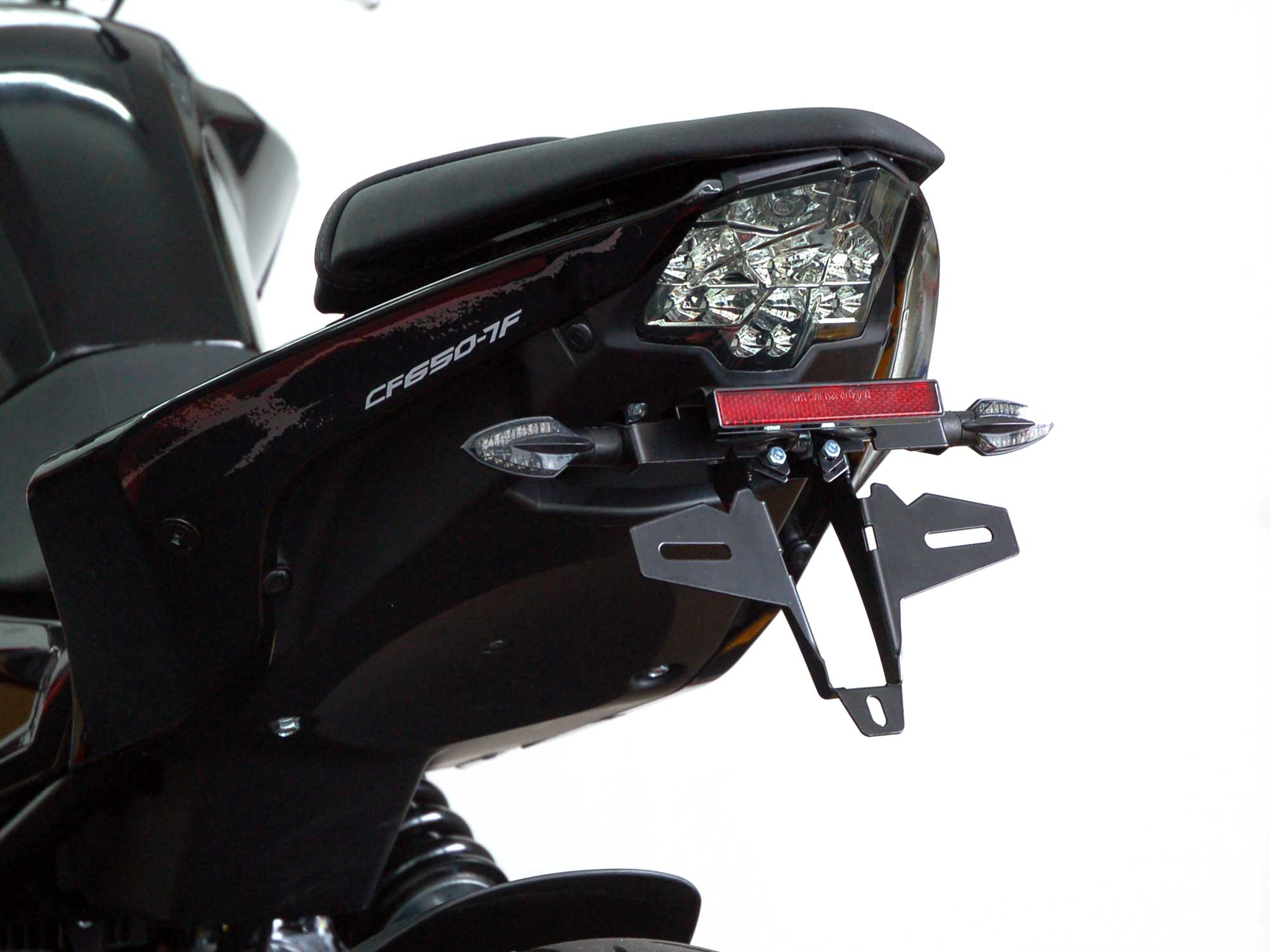 LIGHTECH Support Plaque D'Immatriculation Réglable Cf Moto 650 NK 2021-2022