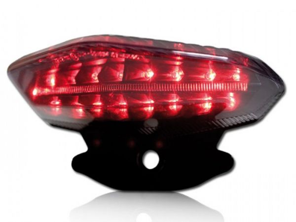 Luz trasera para la Ducati Hypermotard 796 - 1100EVO color oscuro