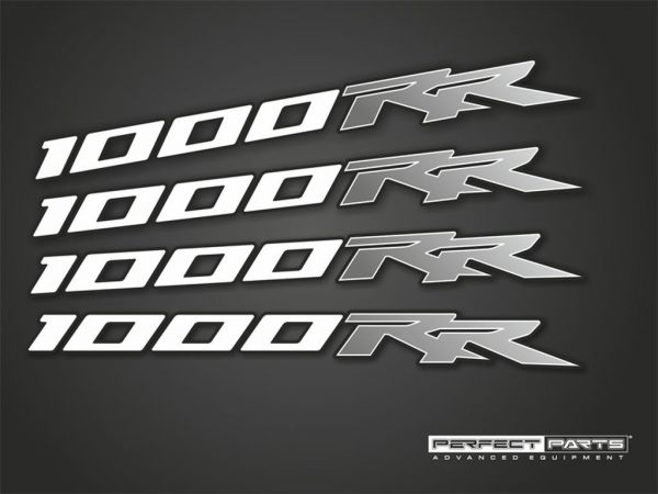 Sticker rim well sticker for Honda CBR1000RR Fireblade white-silver