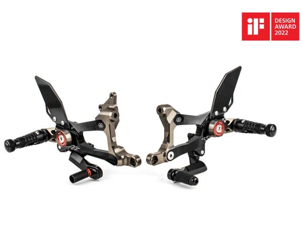 Footrest system MUE2-D01 for Ducati Panigale V4 | V4R | V4S | V4SP