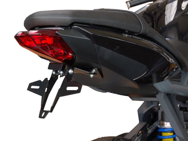 IQ1 license plate holder for Triumph Daytona 675 Daytona R (2013-2016)