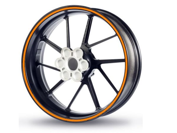 Felgenrandaufkleber Racing 5mm orange