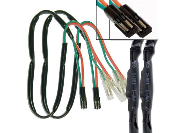 Flasher adapter cable for various Honda with resistor 27 Ohm - 3 Watt