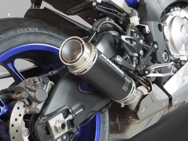 BODIS GPC-RS II f. Yamaha R1 (2015-2020) Acier inoxydable noir